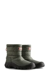 Hunter Men's Intrepid Insulated Short Snow Boots In Black/grey