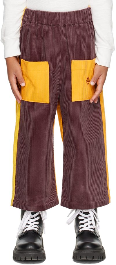 THE ANIMALS OBSERVATORY KIDS BROWN EMU TROUSERS