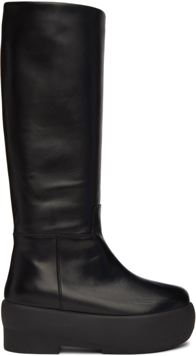 Gia Borghini Black Gia16 Boots In 5000 Black
