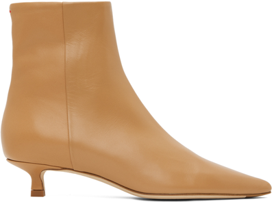 Aeyde Ankle Boots Sofie Nappa In Hazelnut