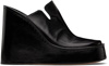 Miista Kiho Leather Platform Mules In Black