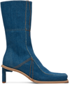 MIISTA BLUE AMPARO DENIM BOOTS