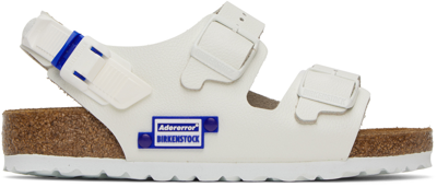 Ader Error White Birkenstock Edition Milano Tech Sandals