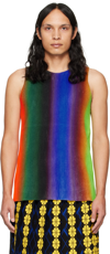 Agr Multicolor Striped Crewneck In Multi