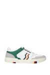 Missoni Sneakers Acbc Leather Pine Green In  White