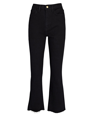 Triarchy Ms. Hawn Cropped Loose Skinny Jeans In True Black