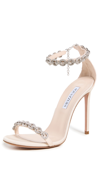 Aquazzura Crystal-embellished Leather Sandals