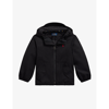RALPH LAUREN PORTLAND LOGO-EMBROIDERED HOODED RECYCLED-POLYESTER JACKET 4-7 YEARS