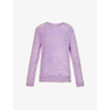 Alyx Textured Crewneck Relaxed-fit Knitted Jumper In Lilla