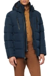 Marc New York Montrose Water Resistant Quilted Coat In Ink