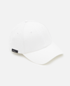 Moncler Logo-embroidered Curved-brim Cotton-twill Baseball Cap In White