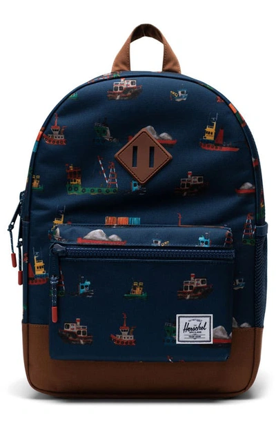 Herschel Supply Co Kids' Heritage Youth Backpack In Tug Boats