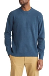 Nn07 Danny 6429 Rib Sweater In Sea Blue