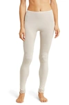 Hanro Cream Wool And Silk-blend Leggings In Ivory