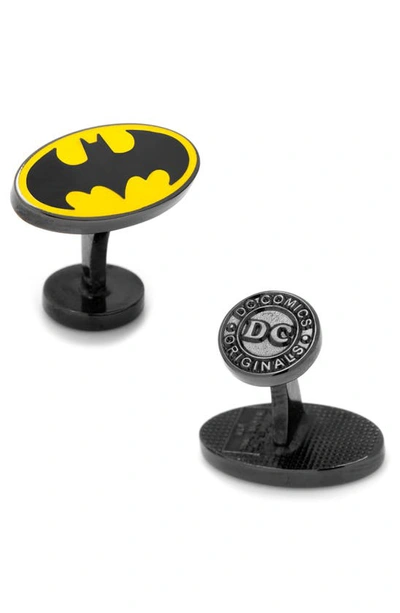 Cufflinks, Inc Dc Comics Batman Cuff Links In Yellow