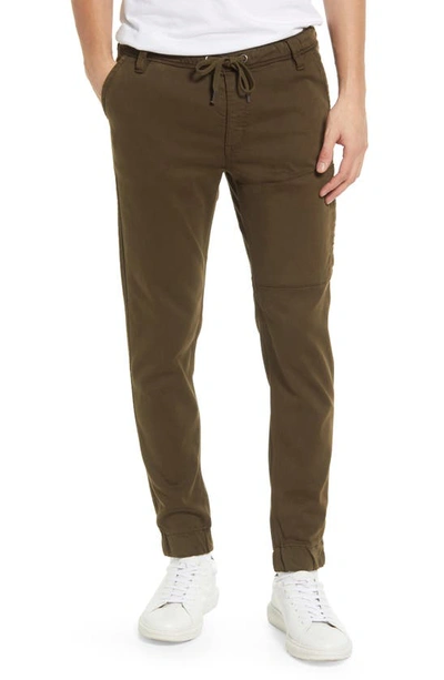 Duer No Sweat Slim Fit Performance Joggers In Army Green