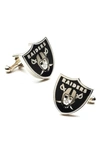 Cufflinks, Inc . 'oakland Raiders' Cuff Links In Black/ White/ Silver