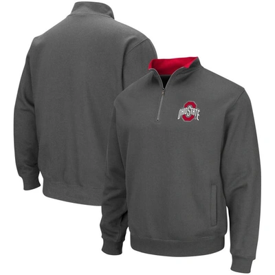 Colosseum Men's Charcoal Ohio State Buckeyes Tortugas Team Logo Quarter-zip Jacket