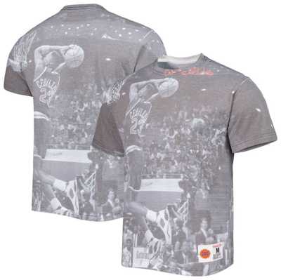 Mitchell & Ness Men's  Cedric Ceballos Gray Phoenix Suns Above The Rim Sublimated T-shirt