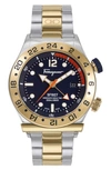 Ferragamo 1927 Watch In Ip Yellow Gold/ Stainless