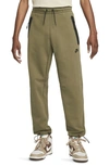 Nike Men's  Sportswear Tech Fleece Pants In Khaki/black