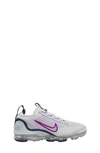 Nike Kids' Air Vapormax 2021 Fk Sneaker In White/silver