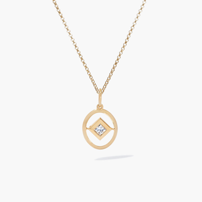Annoushka 14ct Yellow Gold Diamond Birthstone Necklace