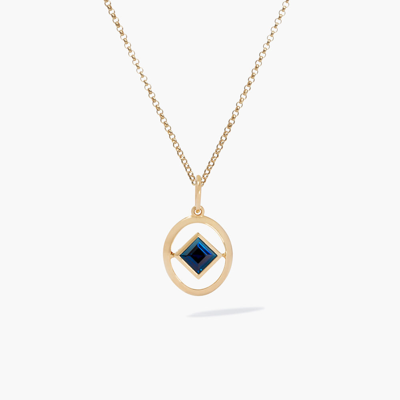 Annoushka 14ct Yellow Gold Sapphire Birthstone Necklace