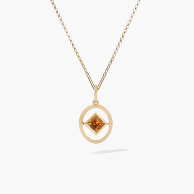 Annoushka 14ct Yellow Gold Citrine Birthstone Necklace