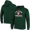 UNDER ARMOUR UNDER ARMOUR GREEN FORT WAYNE TINCAPS ALL DAY RAGLAN FLEECE PULLOVER HOODIE