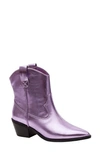 Lisa Vicky Sway Pointed Toe Bootie In Light Purple