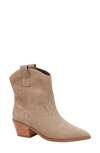 Lisa Vicky Sway Pointed Toe Bootie In Taupe