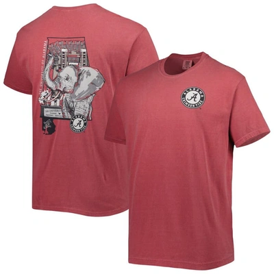 Image One Crimson Alabama Crimson Tide Hyperlocal Elephant T-shirt