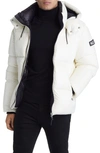 Mackage Kent Water Repellent Down Puffer Jacket In Cream