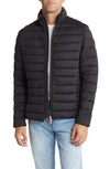Save The Duck Ari Stretch Puffer Jacket In Black