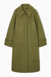 Cos Wool-blend Tailored Coat In Green