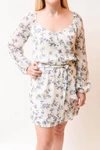 Paige Kiki Dress In Deep Cobalt In Multi