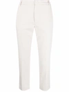 Dondup Trousers   In Stretch Cotton In Cream