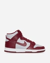 Nike Burgundy & Gray Dunk High Retro High Sneakers In Multicolor
