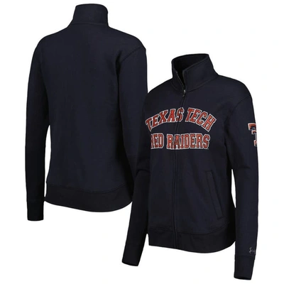 UNDER ARMOUR UNDER ARMOUR BLACK TEXAS TECH RED RAIDERS ALL DAY FULL-ZIP JACKET