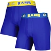 CONCEPTS SPORT CONCEPTS SPORT ROYAL/GOLD LOS ANGELES RAMS 2-PACK BOXER BRIEFS SET