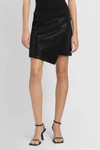 Andreädamo Glass-crystal-embellished Mini-skirt In Black
