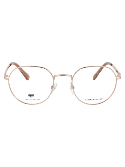 Chiara Ferragni Cf 1012 Glasses In Ddb Gold Copper