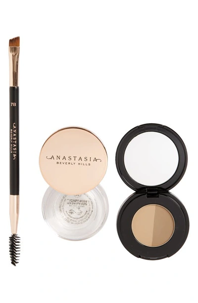 Anastasia Beverly Hills Fluffy & Fuller Looking Brow Set Usd $53 Value In Taupe