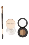 Anastasia Beverly Hills Fluffy & Fuller Looking Brow Set Usd $53 Value In Dark Brown