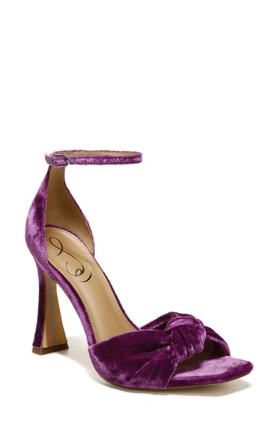 Sam Edelman Lucia Ankle Strap Sandal In Purple