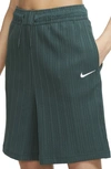 Nike Women's  Sportswear Ribbed Jersey Baller Shorts In Green
