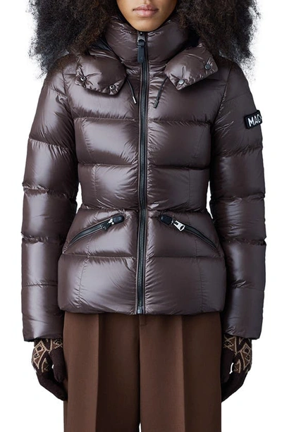 Mackage Madalyn Down Puffer Jacket In Coffee