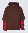 MARNI MARNI BROWN COTTON SWEATSHIRT