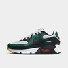 Nike Little Kids' Air Max 90 Casual Shoes In Pure Platinum/black/gorge Green